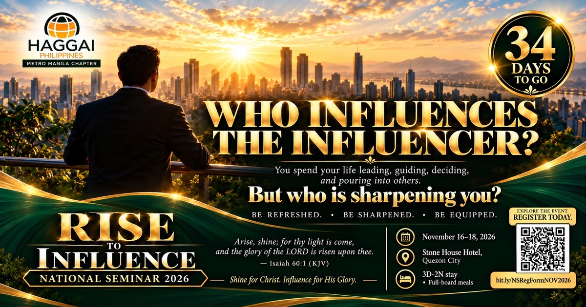 Who influences the influencer? 34 Days to Go